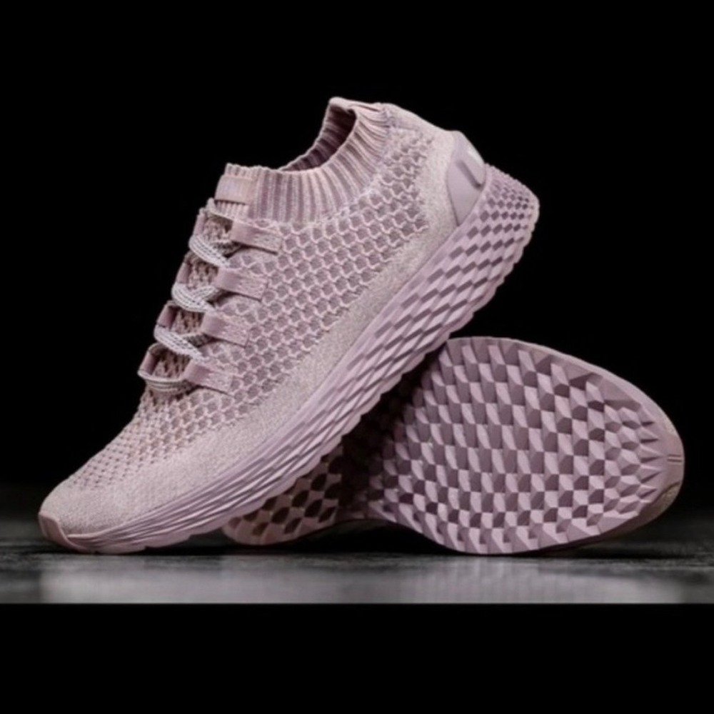 NOBULL Allday Knit Sneakers Heather Pink M7 W8.5 NWOB MSRP $150